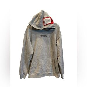 Vetements Limited Edition Graphic Print HoodieSize: M